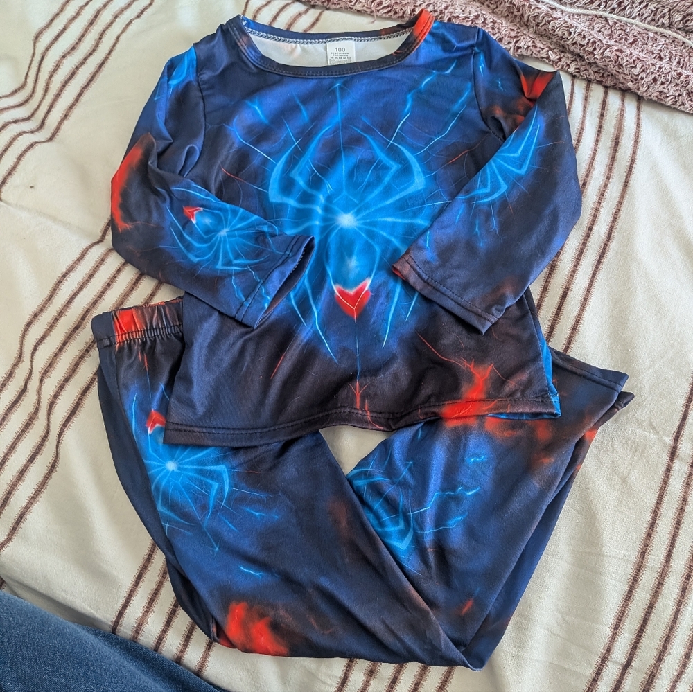 Kids Blue and Red Pajamas